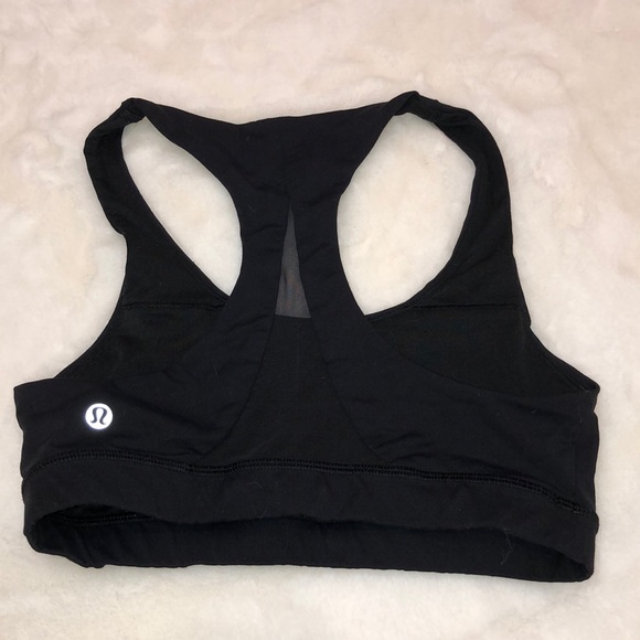 Lululemon Racerback Sports Bra Black size 4 - Picture 2 of 6